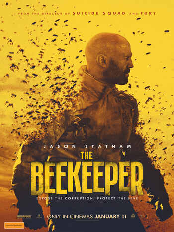 Download The Beekeeper 2024 Dual Audio [Hindi – Eng] BluRay Movie 1080p 720p 480p HEVC
